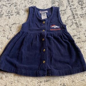 Bronco baby girl dress